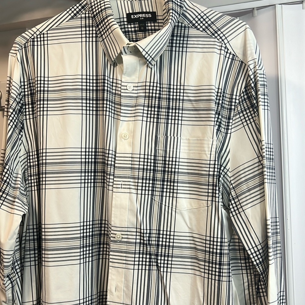 [Express] Men’s Performance Slim Dress Shirt